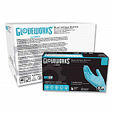 Industrial Nitrile Gloves, Powder-Free, X-Large, 5 mil Thick, 9.5" Long, Blue, 100/Box, 10 Boxes/Carton (INPF48100)