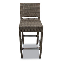Gama Series Barstools, Supports Up to 300 lb, 31.25" Seat Height, Ivory Seat, Ivory Back, Ivory Base (GAMBSIVY)