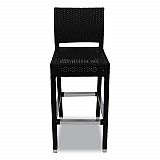 Gama Series Barstools, Supports Up to 300 lb, 31.25" Seat Height, Chocolate Seat, Chocolate Back, Chocolate Base (GAMBSCHO)