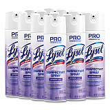 Disinfectant Spray, Lavender Scent, 19 oz Aerosol Spray, 12/Carton (89097CT)