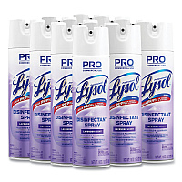 Disinfectant Spray, Lavender Scent, 19 oz Aerosol Spray, 12/Carton (89097CT)