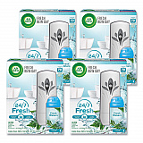 Freshmatic Life Scents Starter Kit, 5.89 oz Fresh Waters Refill/AA Battery, 4 Kits/Carton (88413)
