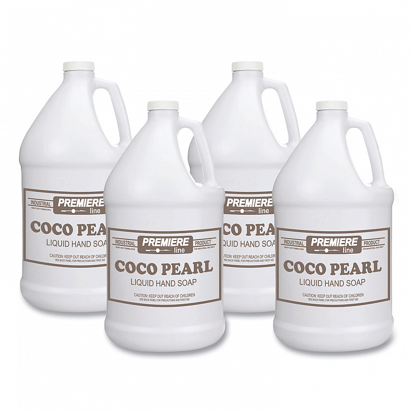 Coco Pearl Liquid Hand Soap, Coconut Scent, 128 oz, 4/Carton (COCOPEARL)
