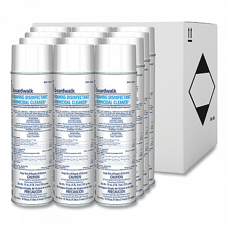Foaming Disinfectant Germicidal Cleaner, Flowery Scent, 19 oz Aerosol Spray, 12/Carton (343ACT)