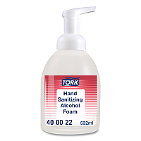 Alcohol Foam Hand Sanitizer, 18 oz Pump Bottle, Unscented, 6/Carton (400022)