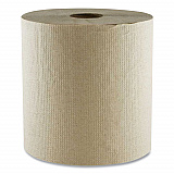 Hard Wound Towel, 1 Ply, 8" x 700 ft, Kraft, 6/Carton (700K)