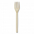 EcoSense Renewable Plant Starch Cutlery, Fork, Plastic, Cream, 50/Pack (EPS002PK)