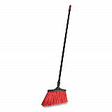 MaxiStrong Angle Broom, 56" Length, Black, 6/Carton (6420CT)