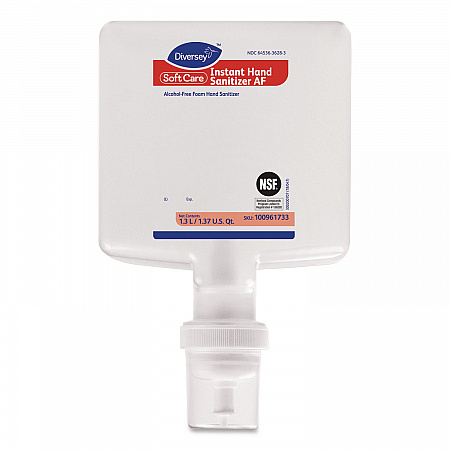 Soft Care Instant Gel Hand Sanitizer AF, 1,300 mL Cartridge, Fresh Scent, 6/Carton (100961733)