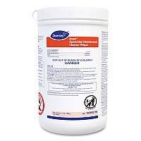 Avert Sporicidal Disinfectant Cleaner Wipes, 6 x 7, Chlorine Scent, 160/Canister, 12/Carton (100895790)