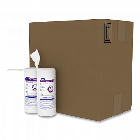 Oxivir 1 Wipes, 1-Ply, 7 x 8, 60/Canister, 12 Canisters/Carton (100850922)