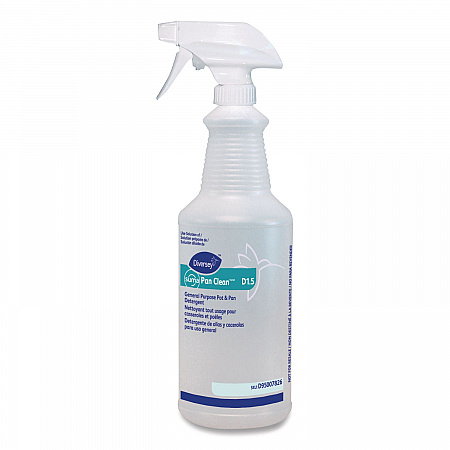 Pan Clean Spray Bottle, 32 oz, Clear, 12/Carton (D95007826)