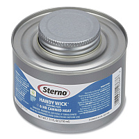 Handy Wick Chafing Fuel, Methanol, 6 Hour Burn, 7.11 oz Can, 24/Carton (10368)