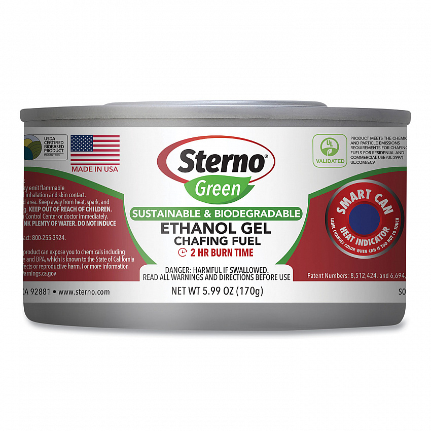 Ethanol Gel Chafing Fuel Can, 170 g, 72/Carton (20612)