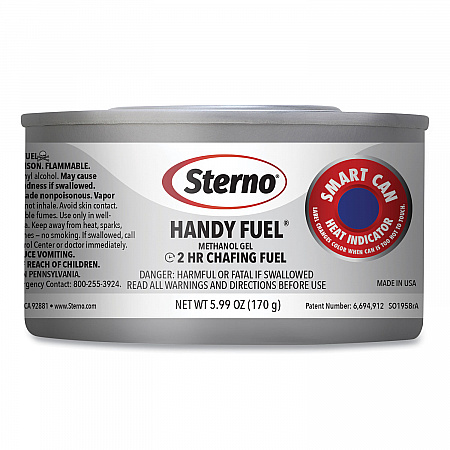 Handy Fuel Methanol Gel Chafing Fuel, 2 Hour Burn, 6.7 oz, 72/Carton (20660)