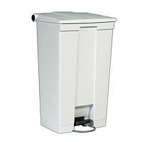 Legacy Step-On Receptacle, 23 gal, Plastic, White (FG614600WHT)