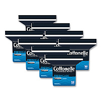 Fresh Care Flushable Cleansing Cloths, 1-Ply, 5 x 7.25, White, 168/Pack, 8 Packs/Carton (10358CT)