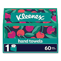 Everyday Hand Towels, 1-Ply, 8 x 9.1, White, 60 Towels/Box (38586BX)