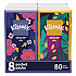 On The Go Packs Facial Tissues, 3-Ply, White, 10 Sheets/Pouch, 8 Pouches/Pack (46651PK)