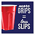 Squared Plastic Party Cups, 18 oz, Red, 240/Carton (SQ182020004)