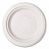 Nourish Molded Fiber Tableware, Compostable, Plate, Sugarcane, 6