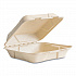 Nourish Molded Fiber Takeout Container, Compostable, 9 x 10 x 2, Natural, Sugarcane, 200/Carton (VWHC101NFA)