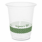 76-Series Cold Cup, 7 oz, Plastic, Clear/Green, 1,000/Carton (R200G)