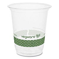 76-Series Cold Cup, 7 oz, Plastic, Clear/Green, 1,000/Carton (R200G)