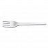 White CPLA Cutlery, General Purpose Fork, Plastic, White, 1,000/Carton (VWFK65)