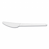 White CPLA Cutlery, General Purpose Knife, Plastic, White, 1,000/Carton (VWKN65)