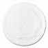 115-Series Flat Hot Lids, Compostable, For Use With 115-Series Soup Containers, White, Plastic, 500/Carton (VLID115S)