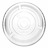 96 Series Cold Cup Lids, Fits Vegware 96-Series Cold Cups, Plastic, Clear, 1,000/Carton (C96FCH)
