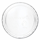 Portion Pot Lids, Fits Vegware 2 oz to 4 oz Portion Pots, Plastic, Clear, 2,000/Carton (CF736)