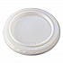 Portion Cup Lids, Fits 1 oz Squat Portion Cups, Plastic, Clear, 125/Sleeve, 20 Sleeves/Carton (L100PCS)