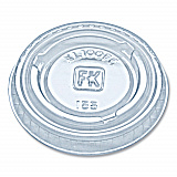 Portion Cup Lids, Fits 0.75 oz to 1 oz Portion Cups, Plastic, Clear, 2,500/Carton (XL100PC)