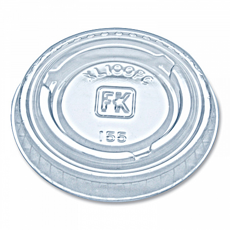 Portion Cup Lids, Fits 0.75 oz to 1 oz Portion Cups, Plastic, Clear, 2,500/Carton (XL100PC)