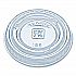 Portion Cup Lids, Fits 0.75 oz to 1 oz Portion Cups, Plastic, Clear, 2,500/Carton (XL100PC)