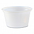 Portion Cups, 0.75 oz, Plastic, Translucent, 125/Sleeve, 20 Sleeve/Carton (PC075)