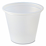 Portion Cups, 1 oz, Plastic, Translucent, 250/Sleeve, 10 Sleeves/Carton (PC100)