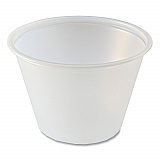 Portion Cups, 2.5 oz, Plastic, Translucent, 125/Sleeve, 20 Sleeve/Carton (PC250)