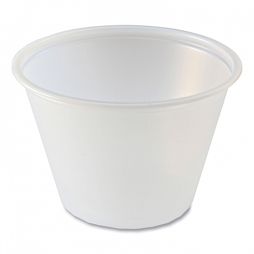 Portion Cups, 2.5 oz, Plastic, Translucent, 125/Sleeve, 20 Sleeve/Carton (PC250)