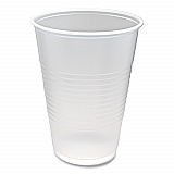 RK Ribbed Cold Drink Cups, 10 oz, Plastic, Clear, 100/Sleeve, 25 Sleeves/Carton (RK10)