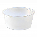 Portion Cups, 3.25 oz, Plastic, Translucent, 125/Sleeve, 20 Sleeve/Carton (PC325)