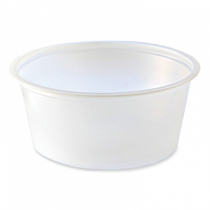 Portion Cups, 3.25 oz, Plastic, Translucent, 125/Sleeve, 20 Sleeve/Carton (PC325)