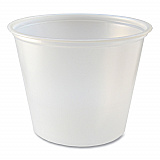 Portion Cups, 5.5 oz, Plastic, Translucent, 125/Sleeve, 20 Sleeve/Carton (PC550)