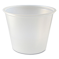 Portion Cups, 5.5 oz, Plastic, Translucent, 125/Sleeve, 20 Sleeve/Carton (PC550)