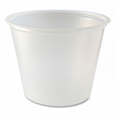 Portion Cups, 5.5 oz, Plastic, Translucent, 125/Sleeve, 20 Sleeve/Carton (PC550)