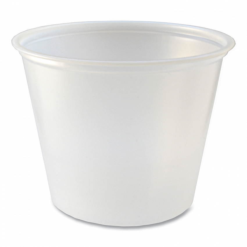 Portion Cups, 5.5 oz, Plastic, Translucent, 125/Sleeve, 20 Sleeve/Carton (PC550)