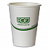 GreenStripe Renewable and Compostable Hot Cups, 12 oz, Paper, White/Green, 50/Pack, 20 Packs/Carton (EPBHC12GS)