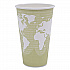 World Art Renewable and Compostable Hot Cups, 16 oz, Paper, Tan, 50/Pack, 20 Packs/Carton (EPBHC16WA)